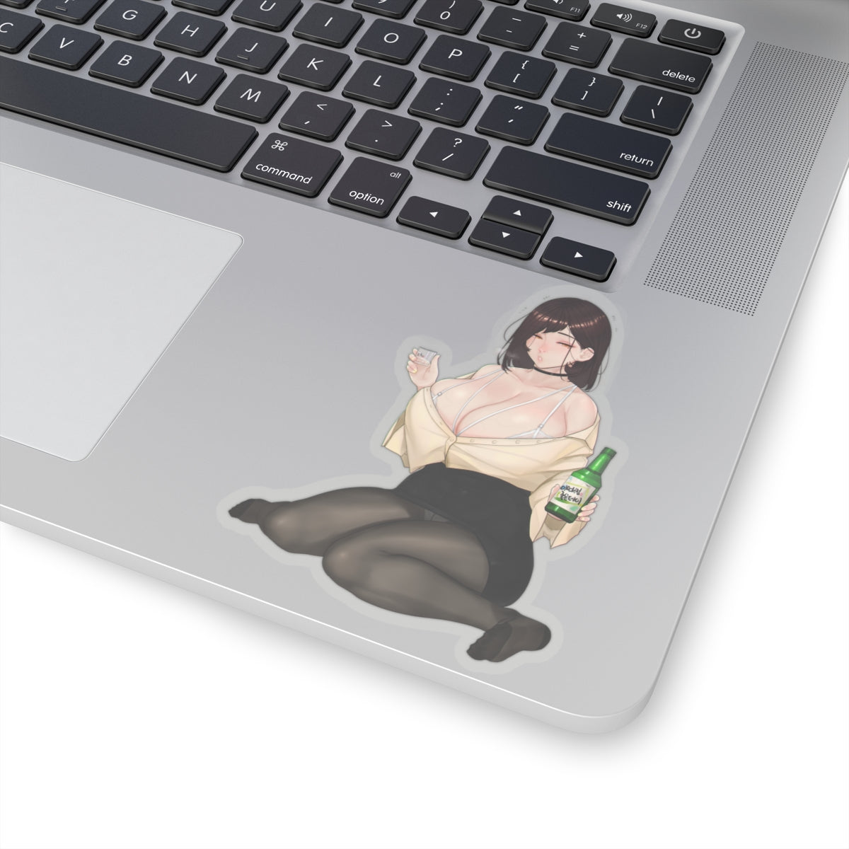 Sexy Anime Sticker | Dark Elven | Last Origin | Lewd Anime Sticker | Lewd Sticker | Sexy Waifu Sticker | Yuri | Bunny Ears | Bunny | Big Tits