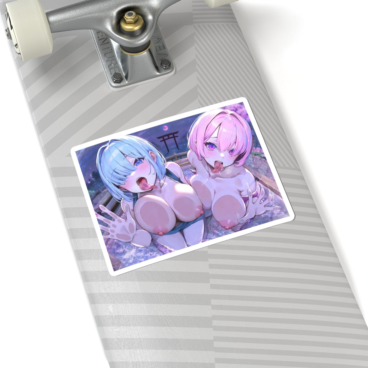 Waifu Sticker | Hentai Girls Sticker | Lewd Twins