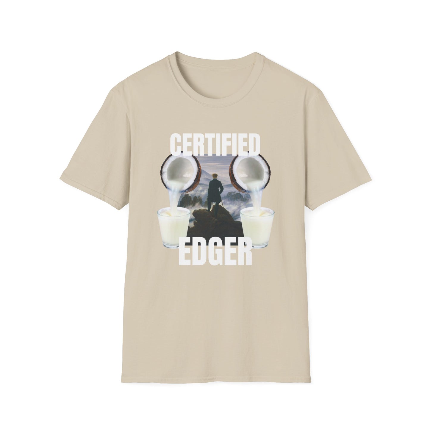 Certified Edger T-Shirt, Funny  T-Shirt, No Nut November