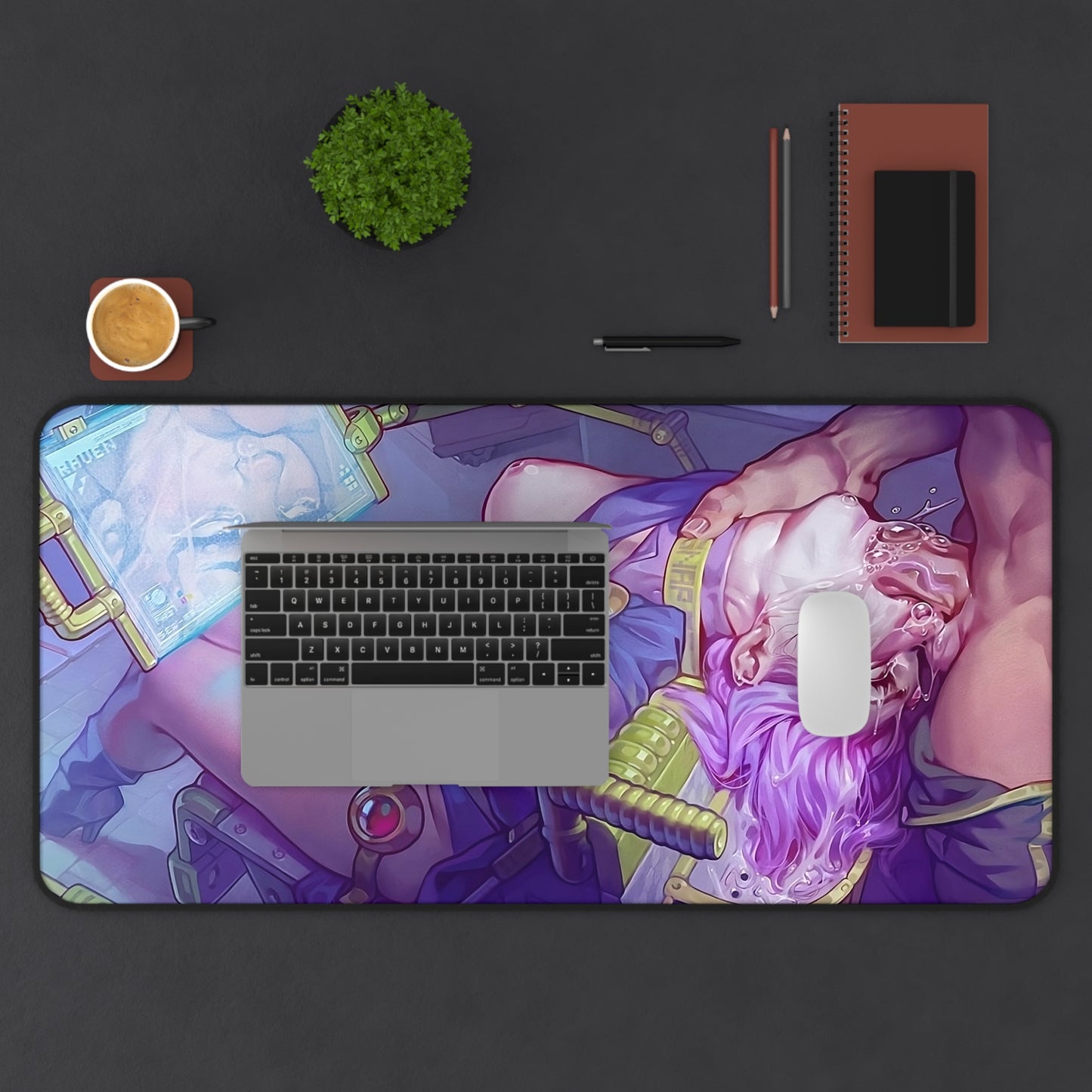 Lewd Mouse Pad | Raven | NSFW | Deepthroat | Blowjob | Ecchi | Waifu | Sexy Playmat | Tears | Crying | Naked Tits | Rough Sex