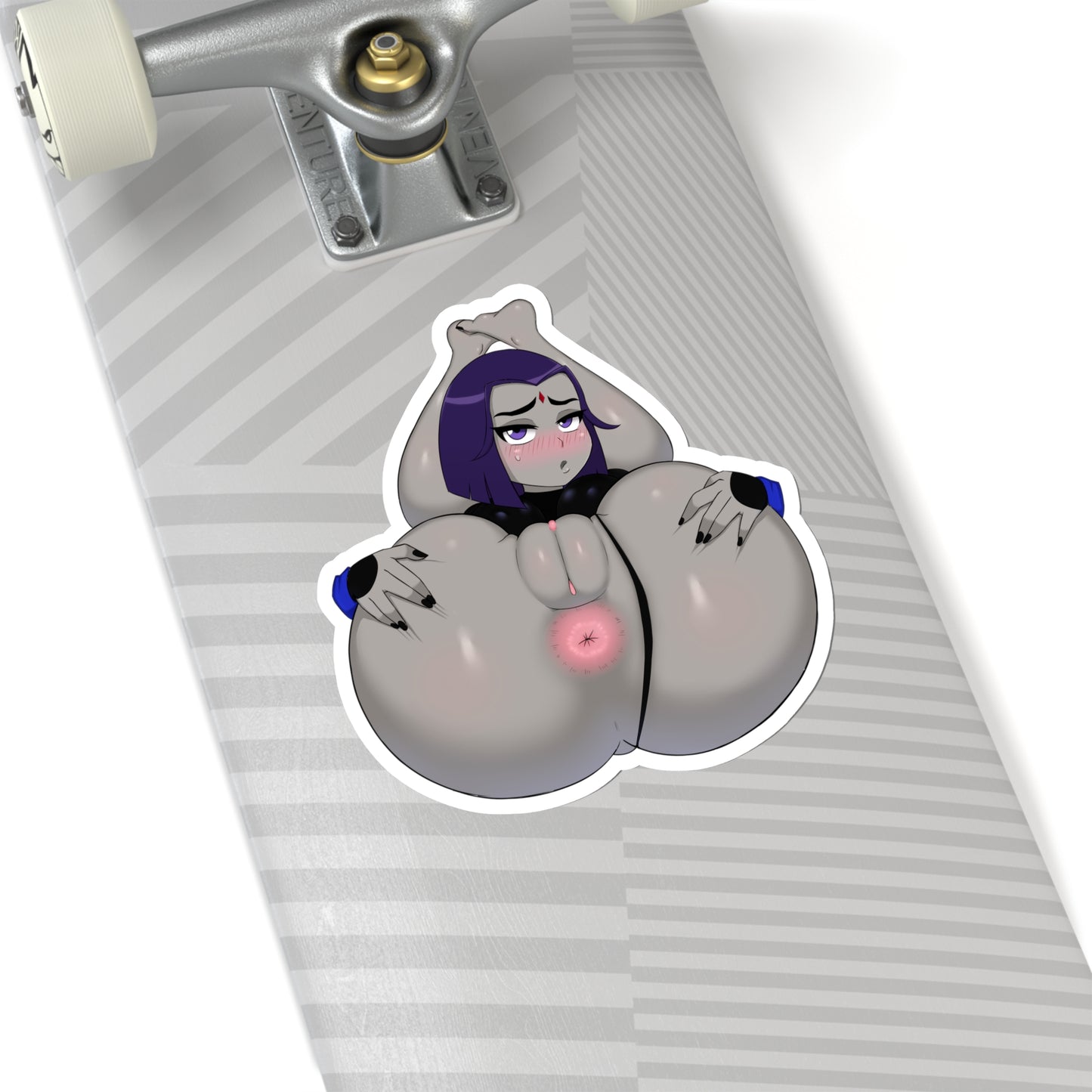 Lewd Raven Sticker | Asshole | Kiss-Cut Sticker | Sexy Raven Sticker | Sexy Anime Sticker | Lewd Anime Sticker | Otaku | Waifu | Ecchi | Anal