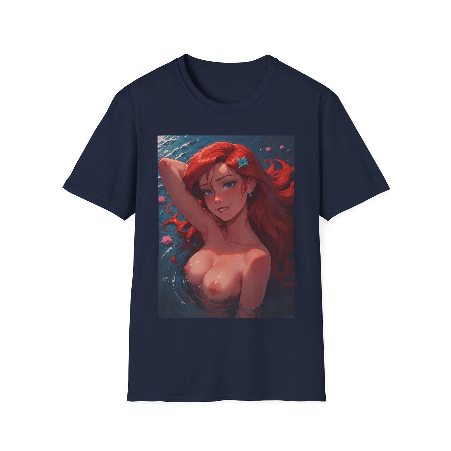 Nude Mermaid T-Shirt | Sexy Anime Girl | Hentai | NSFW | Lewd