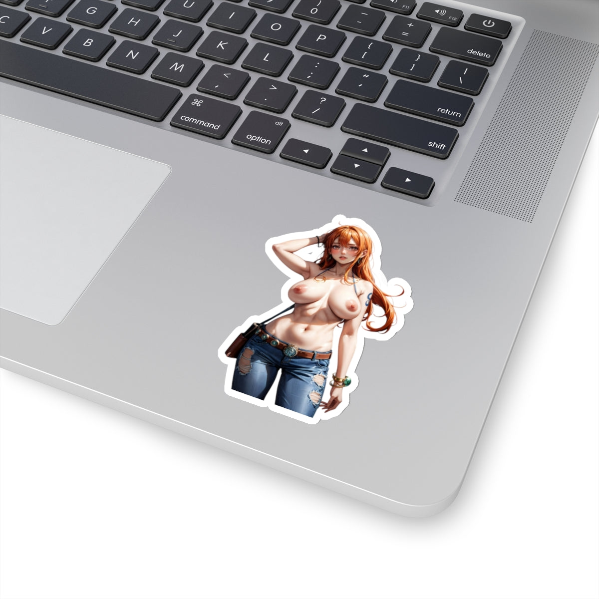 Sexy Anime Sticker | Nami | Lewd Anime Sticker | Lewd Sticker | Sexy Waifu Sticker | Nude Anime Girl | FairyAI | Ginger | Red Hair