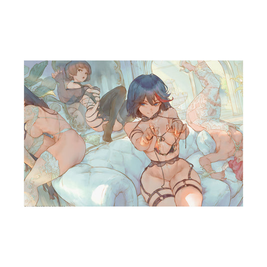 Waifu Poster | Hot Anime Girls | Harem | Sexy Poster | Erotic | Hentai Kill Poster