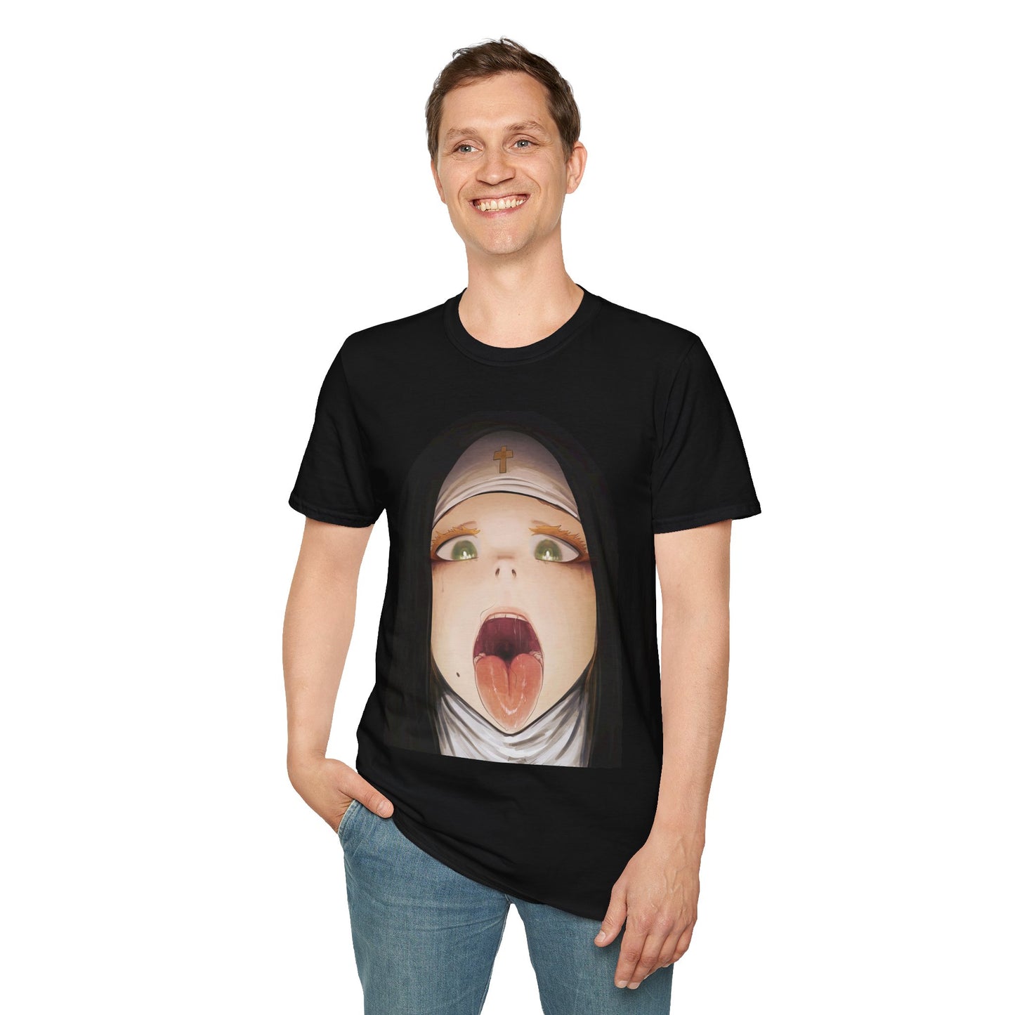 Feed Me Master | Sexy Nun T-Shirt | NSFW | Hentai | Anime Merch | Funny Anime Shirt