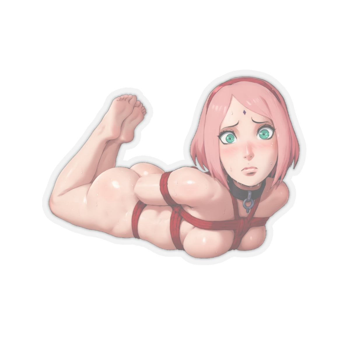 Waifu Sticker | Hentai Girls Sticker | BDSM Shibari Ninja