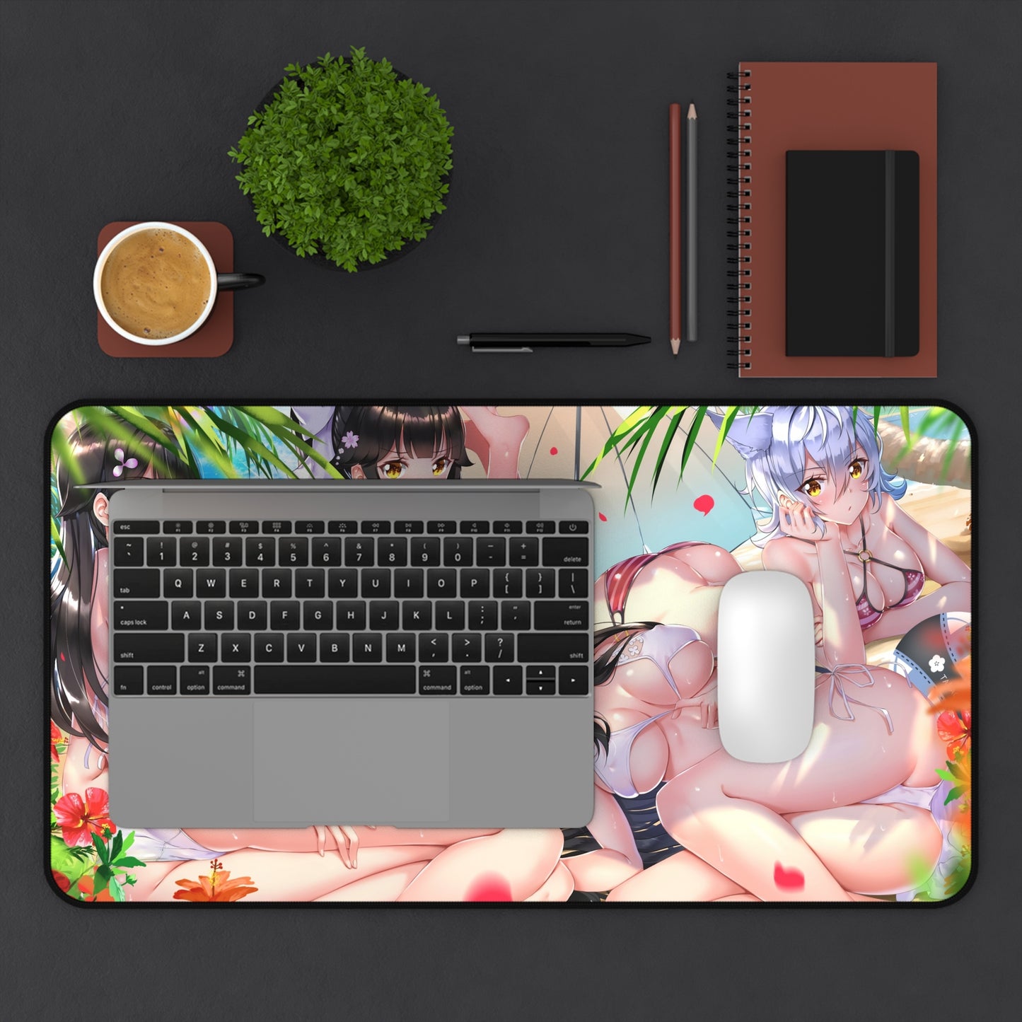 Sexy Anime Mouse Pad | Azur Lane | Hot Girls at the Beach | Ecchi | Waifu | Ahegao | Sexy Playmat | Erotic