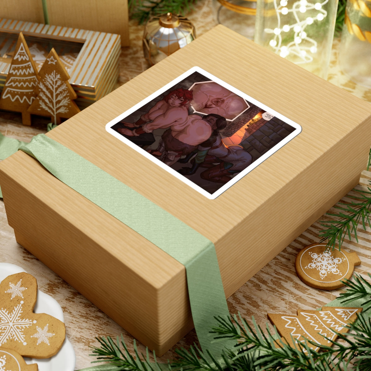 Hentai Sticker | Yuri | Hentai NSFW Sticker | Lesbian Pussy Eating