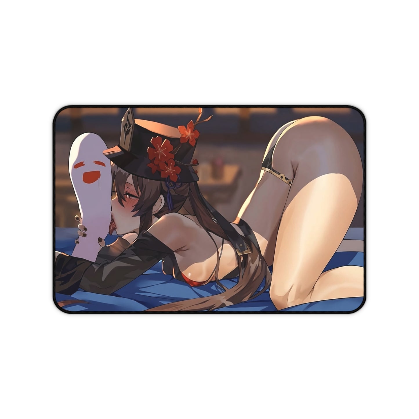 Lewd Mouse Pad | Hu Tao | Genshin Impact | Ass | Ecchi | Waifu | Ahegao | Otaku | Weeb | Sexy Anime Ass | Hu Tao licking Ghost