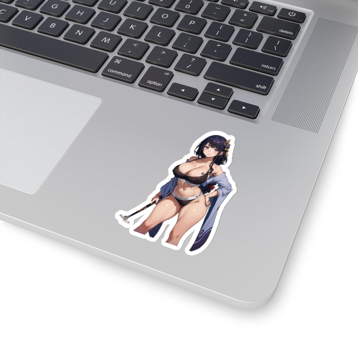 Sexy Anime Sticker | Raiden Shogun | Lewd Anime Sticker | Lewd Sticker | Sexy Waifu Sticker | Blacked | SAMSARA_AI