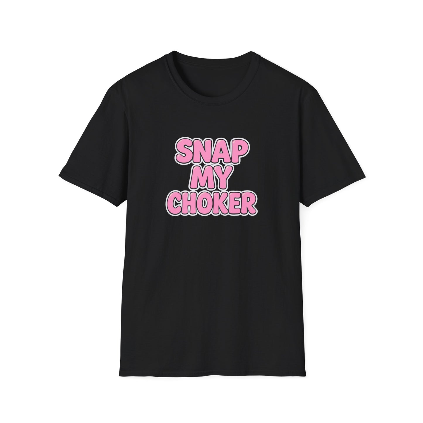 Playful Snap My Choker Unisex T-Shirt, Trendy Graphic Tee, Casual Wear, Gift for Friends, Party Outfit, Statement Shirt