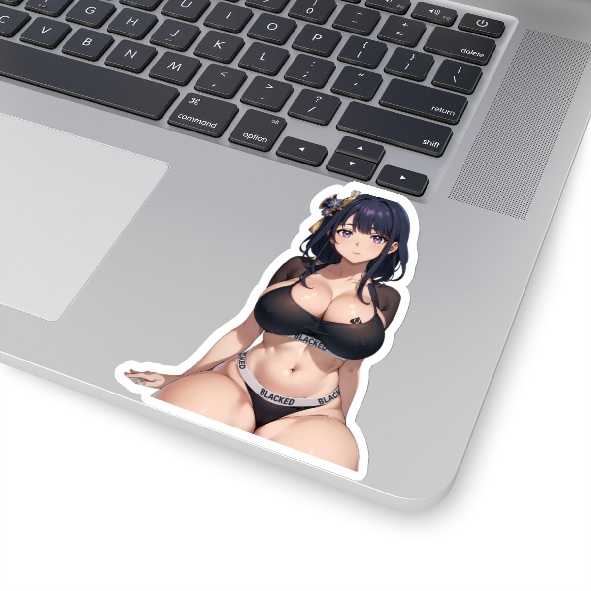 Sexy Anime Sticker | Raiden Shogun | Lewd Anime Sticker | Lewd Sticker | Sexy Waifu Sticker | Blacked | SAMSARA_AI