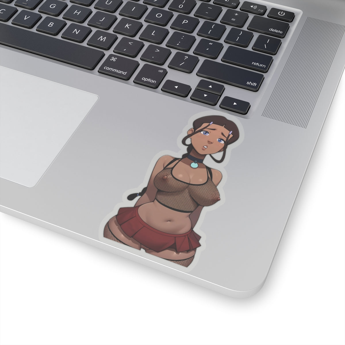 Waifu Sticker | Hentai Girls Sticker | Ebony | Brown Skin