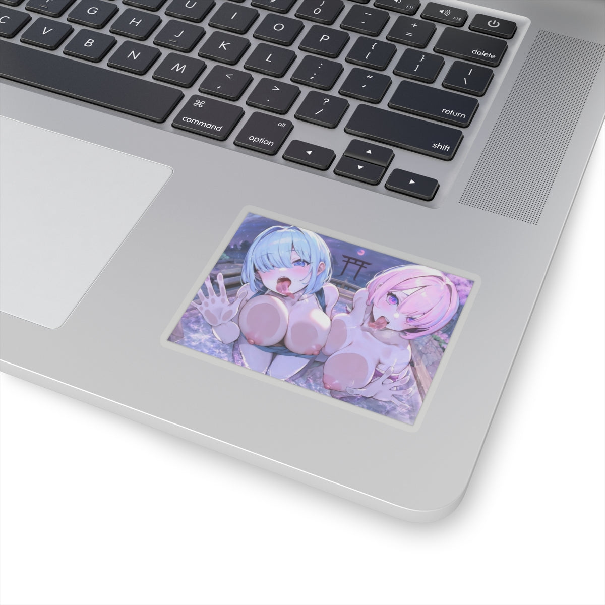 Waifu Sticker | Hentai Girls Sticker | Lewd Twins