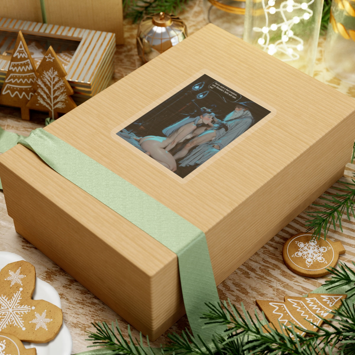 Horny Wizard Sticker | Nude Demon Blowjob | Hentai NSFW Sticker