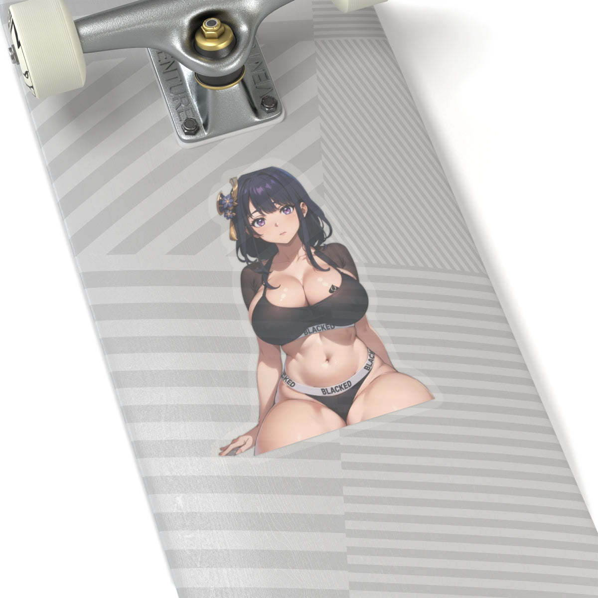 Sexy Anime Sticker | Raiden Shogun | Lewd Anime Sticker | Lewd Sticker | Sexy Waifu Sticker | Blacked | SAMSARA_AI