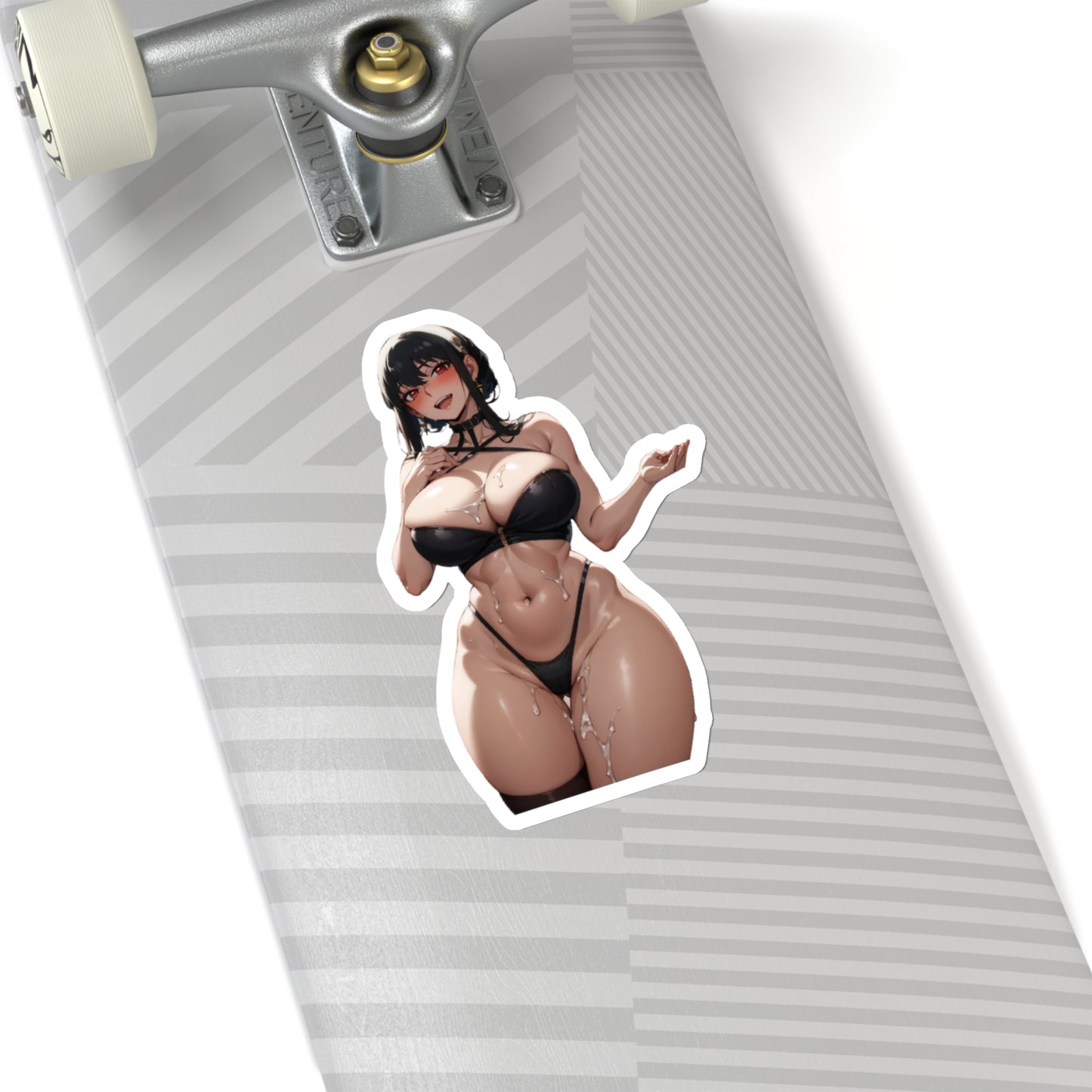 Lewd Yor Sticker | Kiss-Cut Sticker | Lewd Anime | Rule34 Yor | Ecchi | Waifu | Ahegao | Sexy Sticker | Erotic