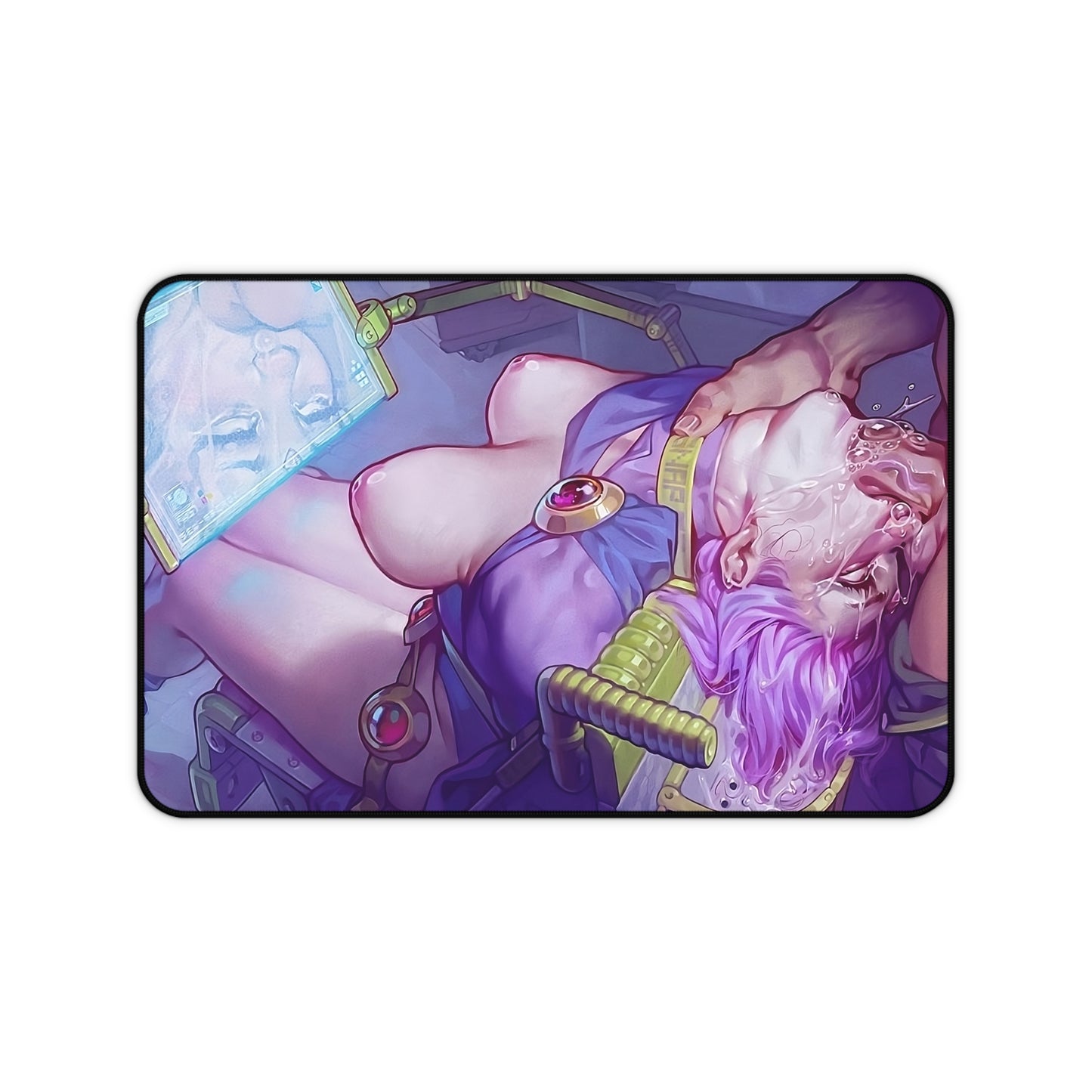 Lewd Mouse Pad | Raven | NSFW | Deepthroat | Blowjob | Ecchi | Waifu | Sexy Playmat | Tears | Crying | Naked Tits | Rough Sex