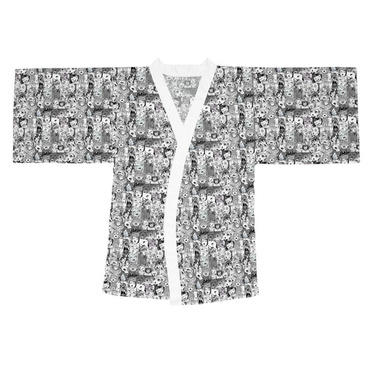 Ahegao Kimono Robe, Unique Fashion Statement