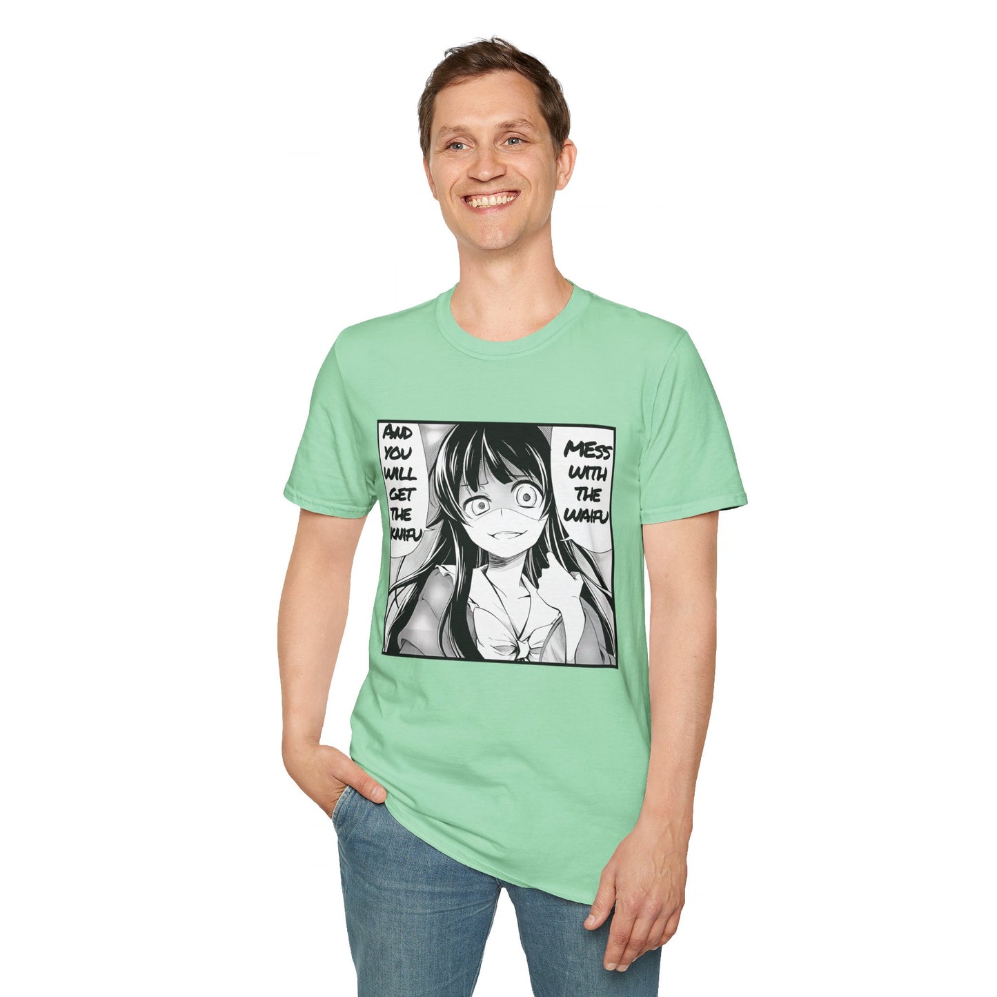 Don't Mess With Waifu T-Shirt | Anime T-Shirt | Anime Merch | Funny Anime Shirt | Otaku | Weeb | Funny