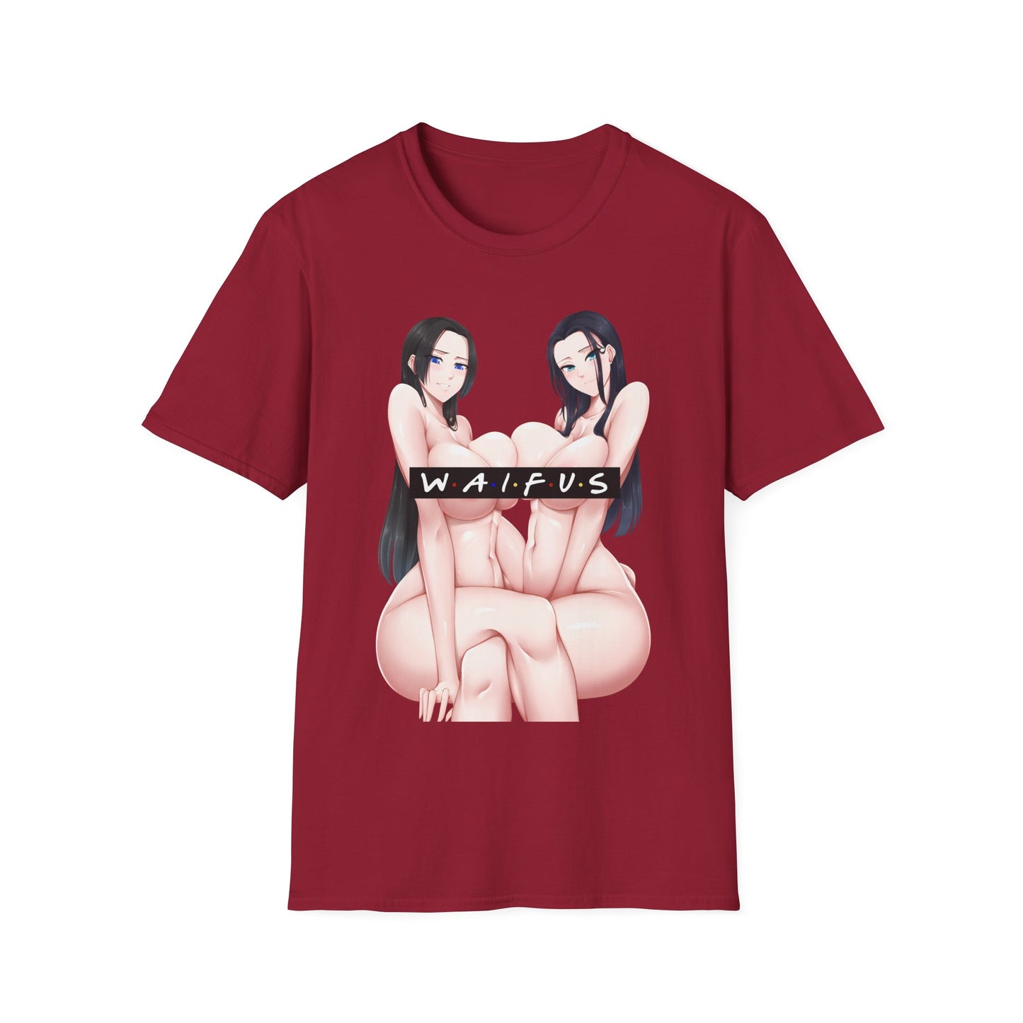 WAIFUS Tshirt | Sexy Anime Zwillinge | Ecchi | NSFW | Lewd Anime Tee | Ahegao | Otaku | Waifu