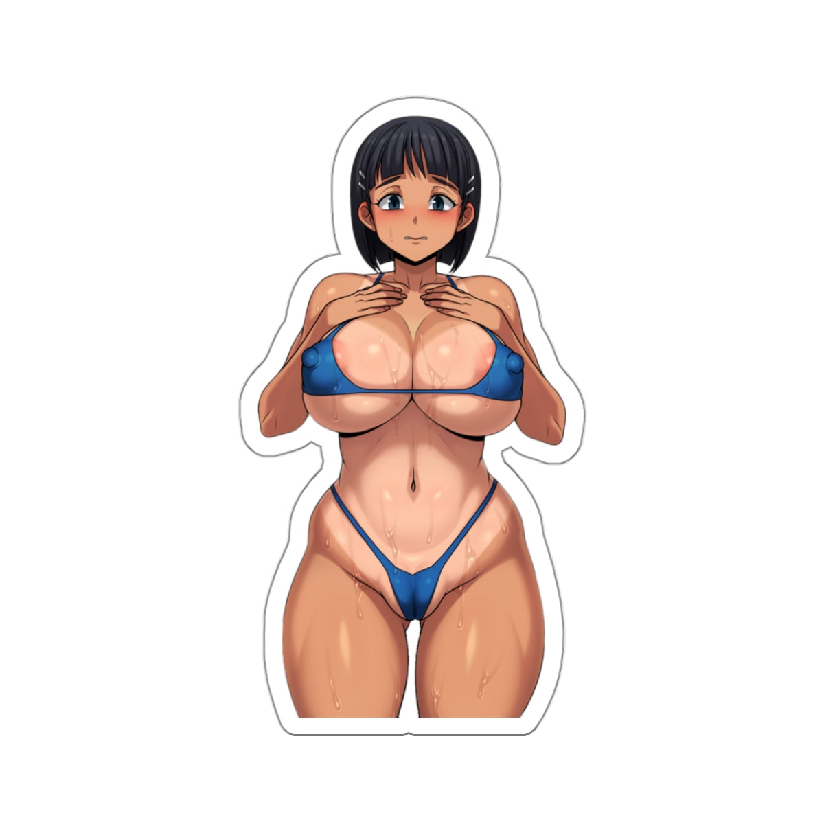 Sexy Anime Sticker | Suguha | Lewd Anime Sticker | Lewd Sticker | Sexy Waifu Sticker | Big Tits | SAO | Hentai Sticker