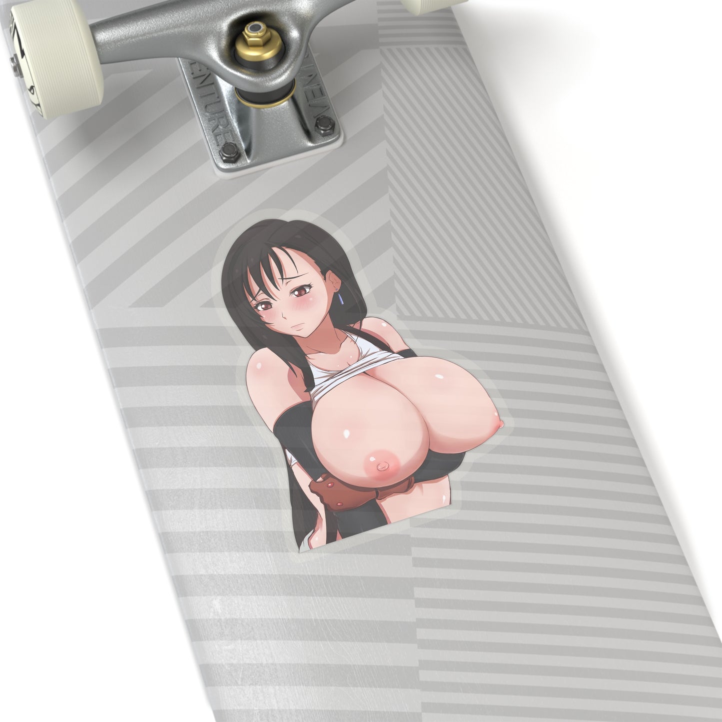 Lewd Tifa Lockhart Sticker | Huge Tits | Kiss-Cut Sticker | Sexy Tifa Lockhart Sticker | Sexy Anime Sticker | Lewd Anime Sticker | Otaku | Waifu | Ecchi | Big Boobs