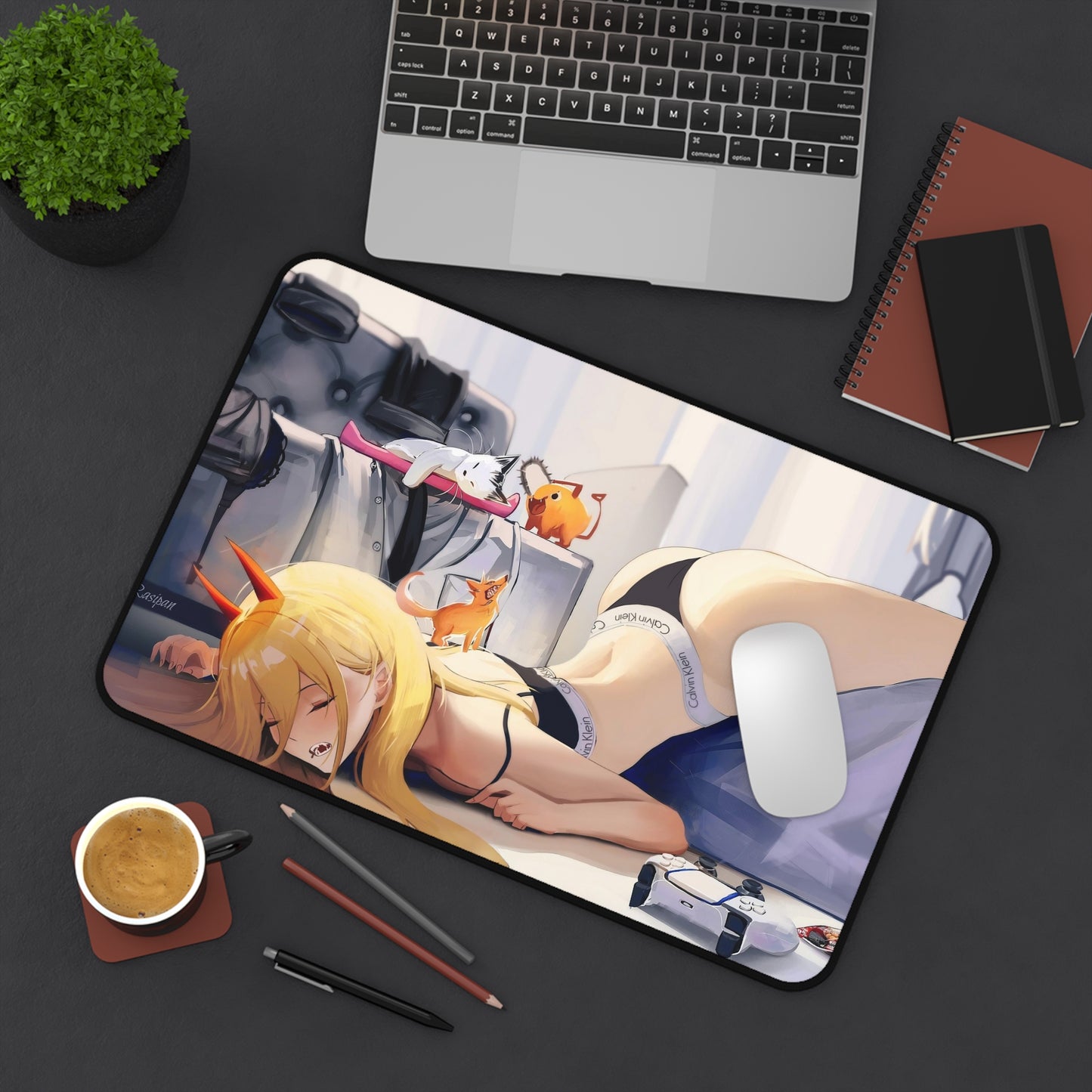 Power Mouse Pad | Chainsaw Man | Power Mousepad | Chainsaw Man Merchandise | Ecchi | Waifu | Ahegao | Sexy Playmat | Erotic