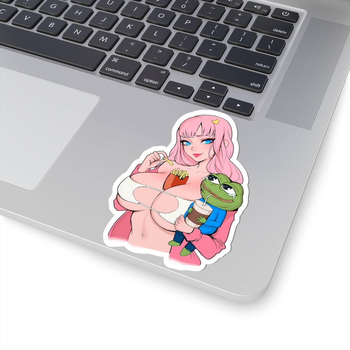 Waifu Sticker | Hentai Girls Sticker | Streamer Girl with frog