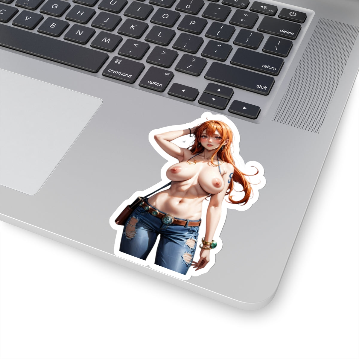 Sexy Anime Sticker | Nami | Lewd Anime Sticker | Lewd Sticker | Sexy Waifu Sticker | Nude Anime Girl | FairyAI | Ginger | Red Hair