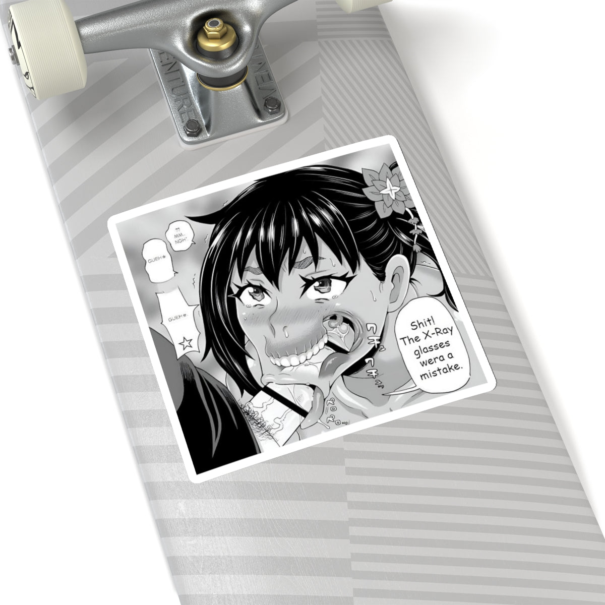 Sexy Anime Sticker | X-Ray Blowjob | Grotesque | Spit in Mouth | Drool | Lewd Anime Sticker | Hentai Sticker | Otaku