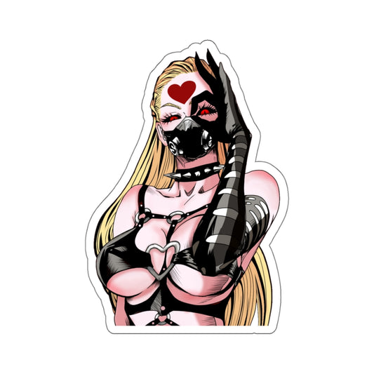 Sexy Anime Girl Sticker | Do-S Sticker | One Punch Man | Waifu | BDSM | Domina | Otaku | Leather | Demon | Monster