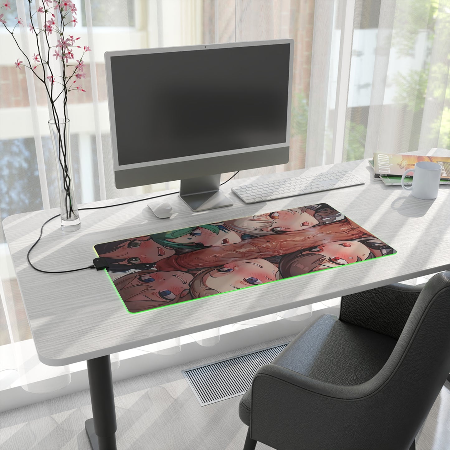 XXL Anime Gaming Mouse pad | Desk Mat | Huge D**k | Ahegao