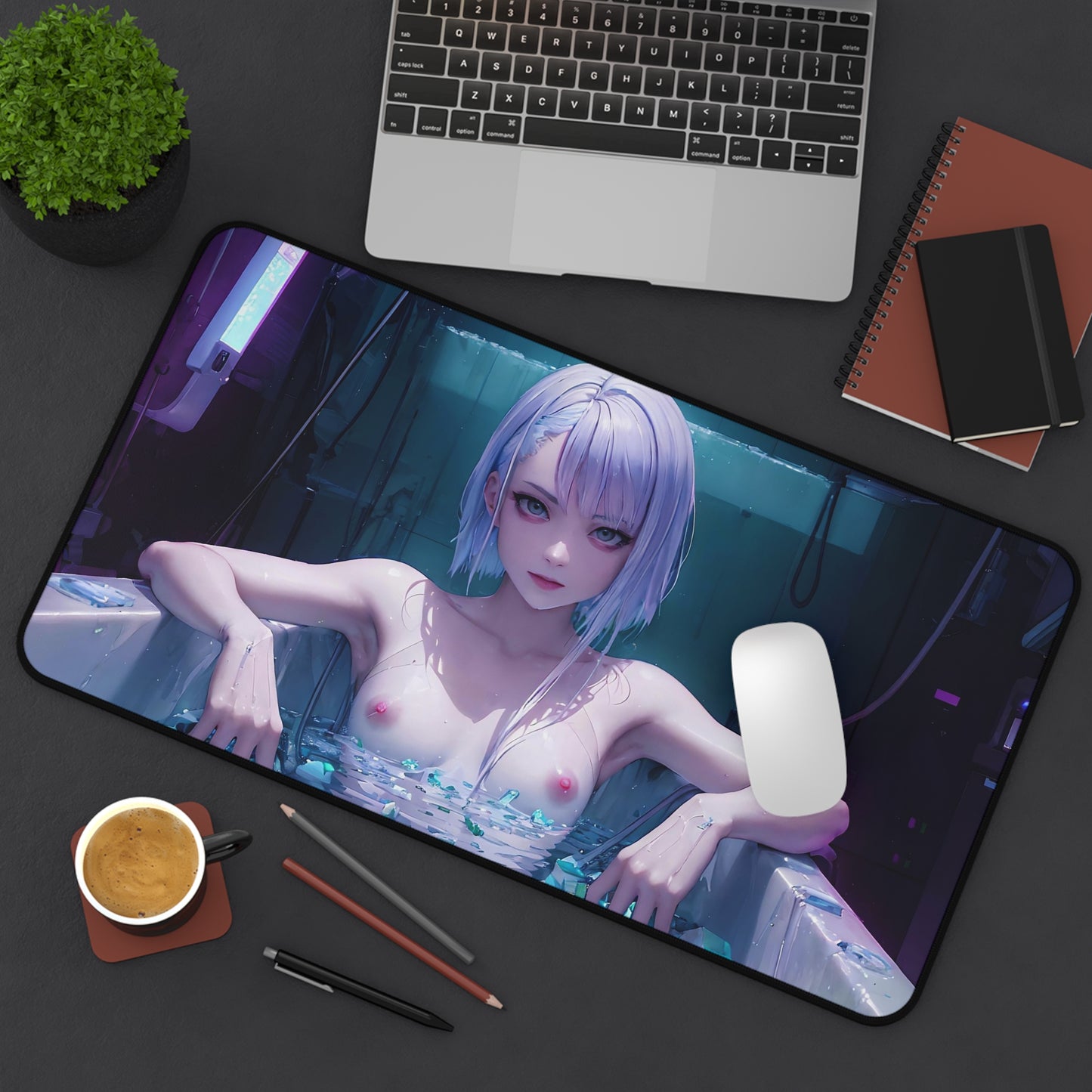 Lewd Edgerunners Mouse Pad | NSFW | Cyberpunk | Lucy | Boobs | Uncensored Tits | Rule34 Edgerunners | Ecchi | Waifu | Otaku | Sexy Playmat | Naked Anime Girl