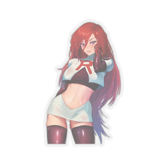 Lewd JEssie Sticker | Lewd Anime Sticker | Funny Sticker | Otaku | Waifu | Uncensored Anime | Sexy Anime Sticker | Ginger | Red Hair | Red Head