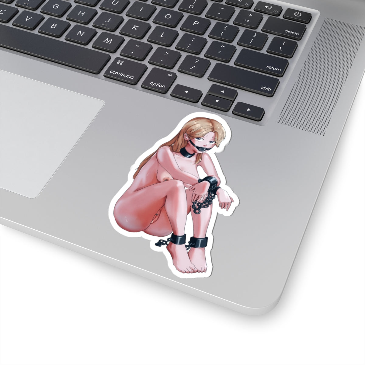 Waifu Sticker | Hentai Girls Sticker | BDSM Chains Gagged