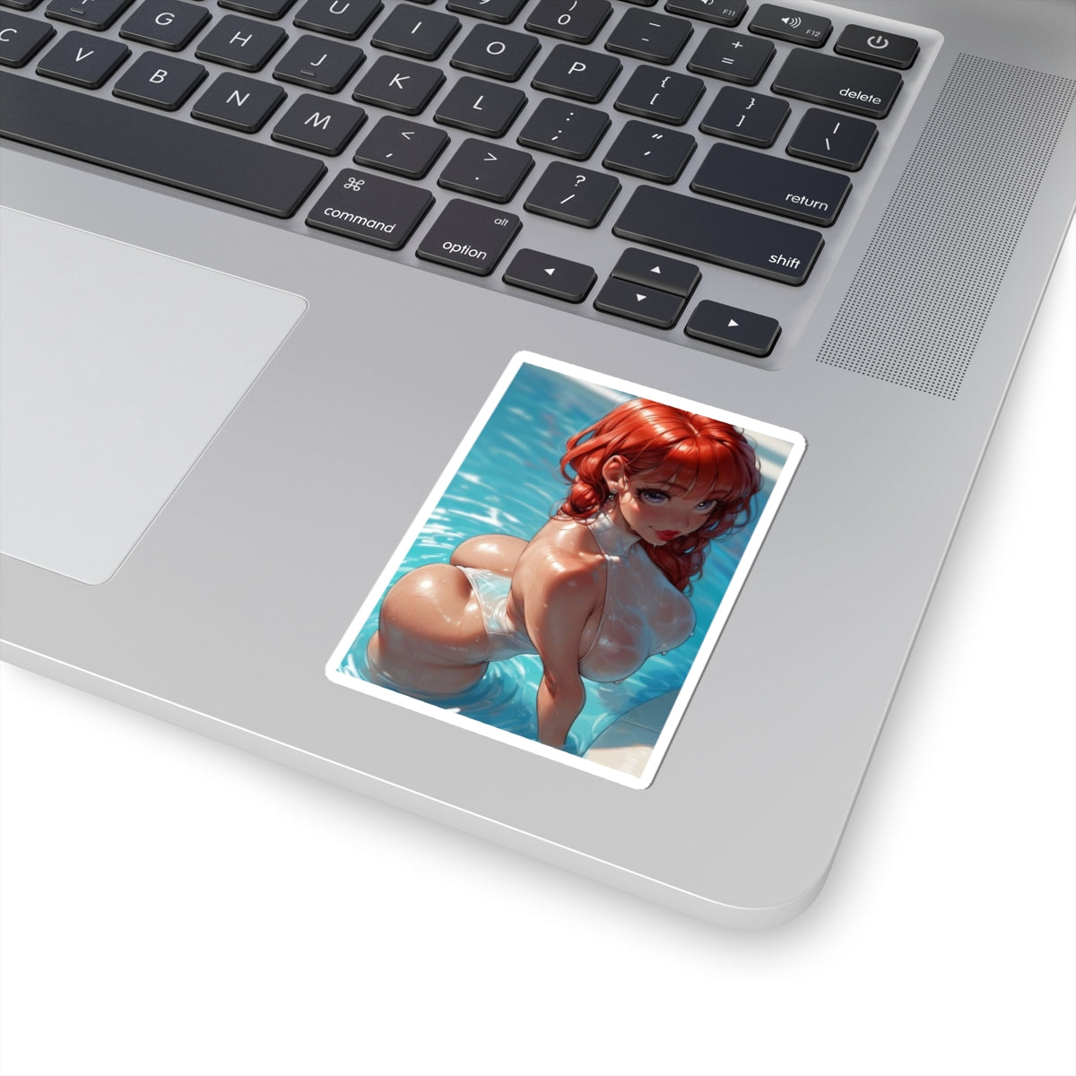 Sexy Ginger Waifu Sticker | Redhead | Ass