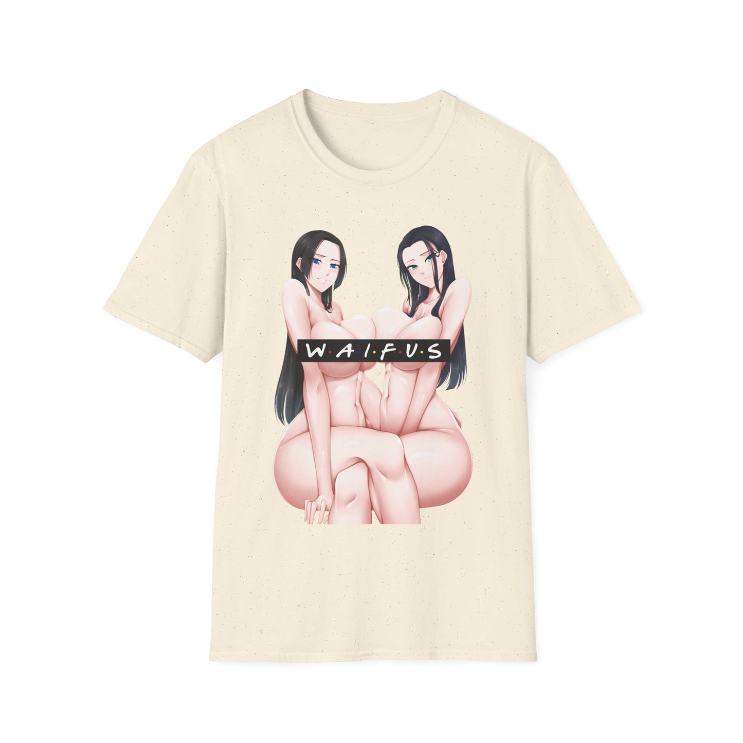 WAIFUS Tshirt | Sexy Anime Zwillinge | Ecchi | NSFW | Lewd Anime Tee | Ahegao | Otaku | Waifu