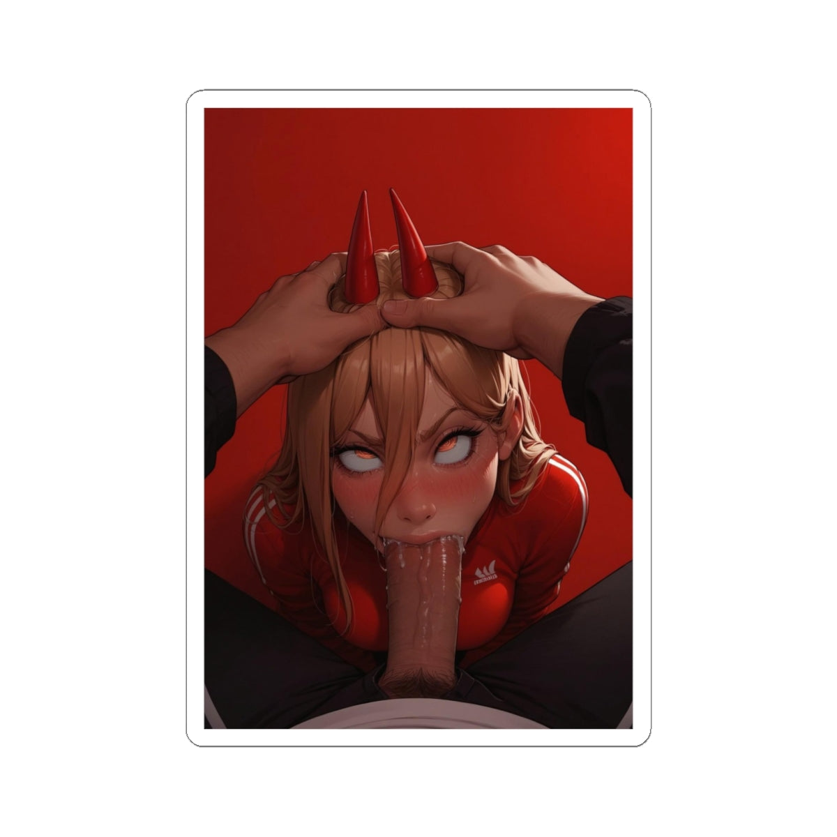 Lewd Power Sticker | Blowjob
