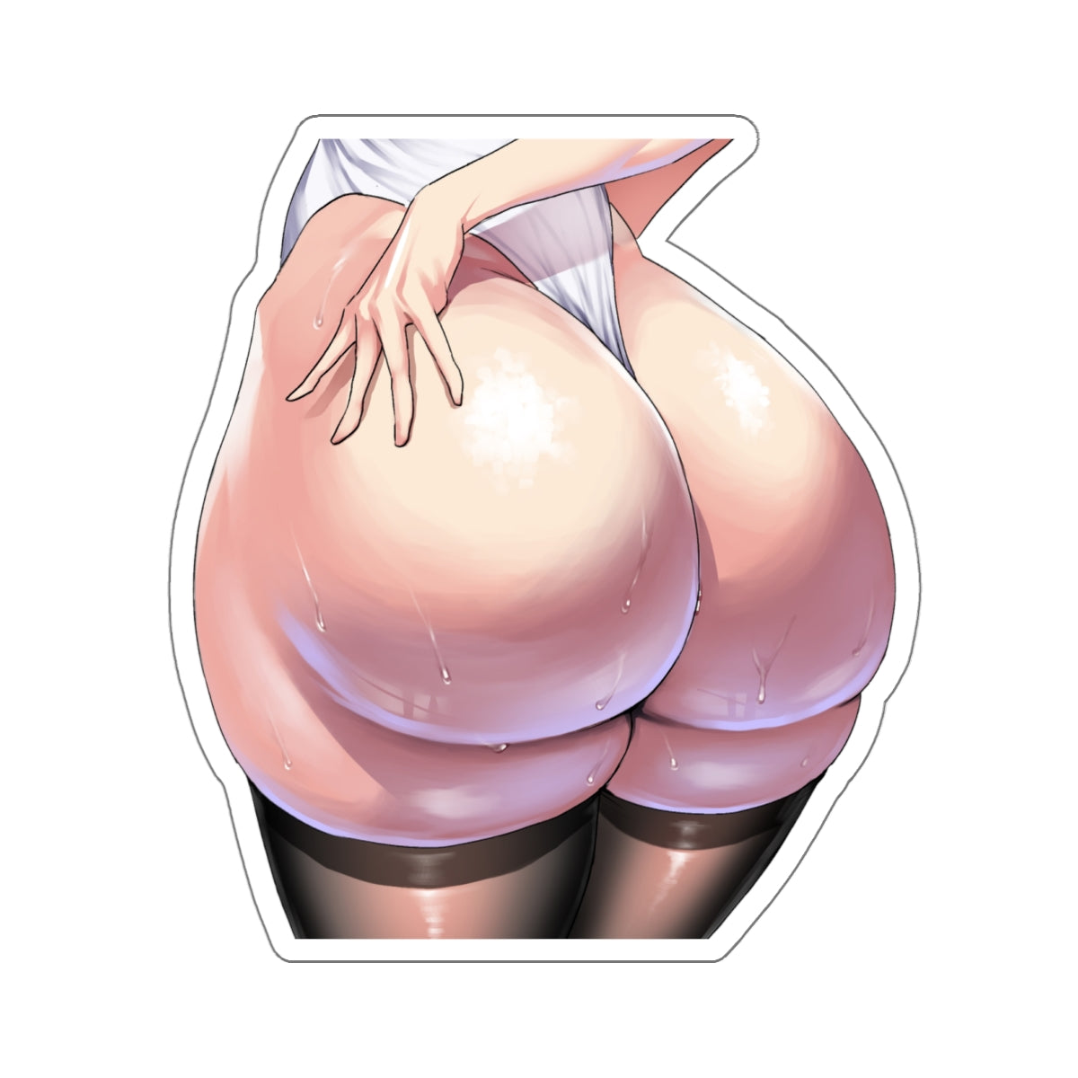 Thicc Ass Sticker | Bubble Butt |  Big Booty | Sexy Anime Sticker | Lewd Sticker | Lewd Anime Sticker | Sexy Waifu Sticker