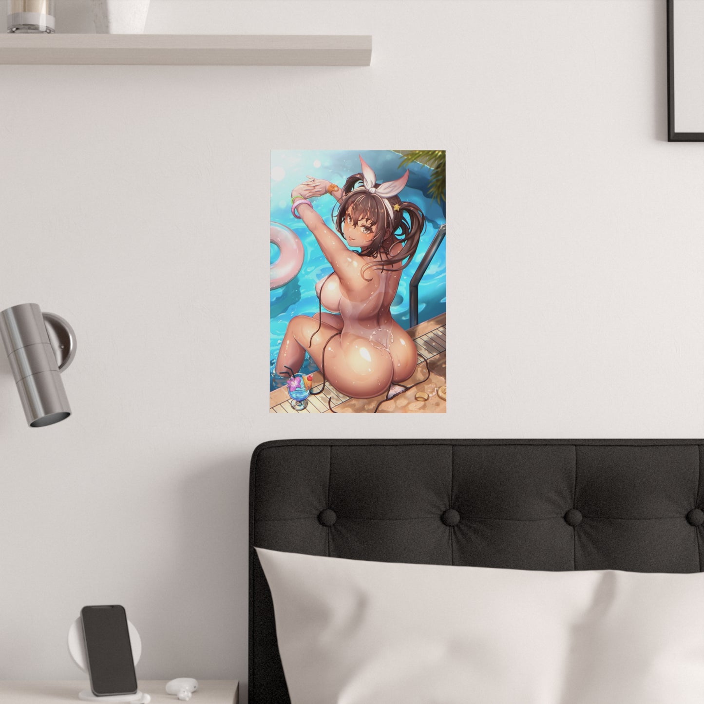 Waifu Poster | Big Tits | Ecchi | Waifu | Ahegao | Sexy Poster | Erotic | Hentai Poster