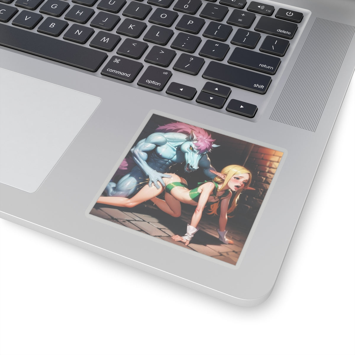 Sexy Anime Sticker | Centaur | Elf Girl | Monster | Lewd Anime Sticker | Hentai Sticker | Small Tits