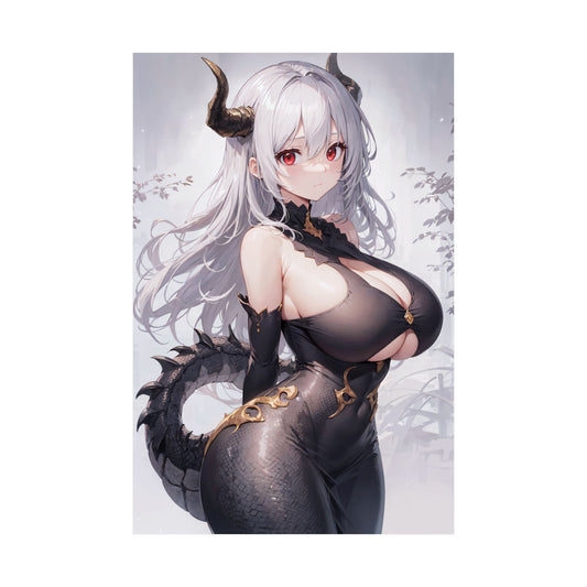Sexy Waifu Poster | Ecchi | Dragon | Succubus