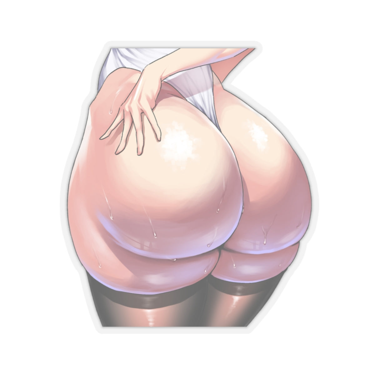 Thicc Ass Sticker | Bubble Butt |  Big Booty | Sexy Anime Sticker | Lewd Sticker | Lewd Anime Sticker | Sexy Waifu Sticker