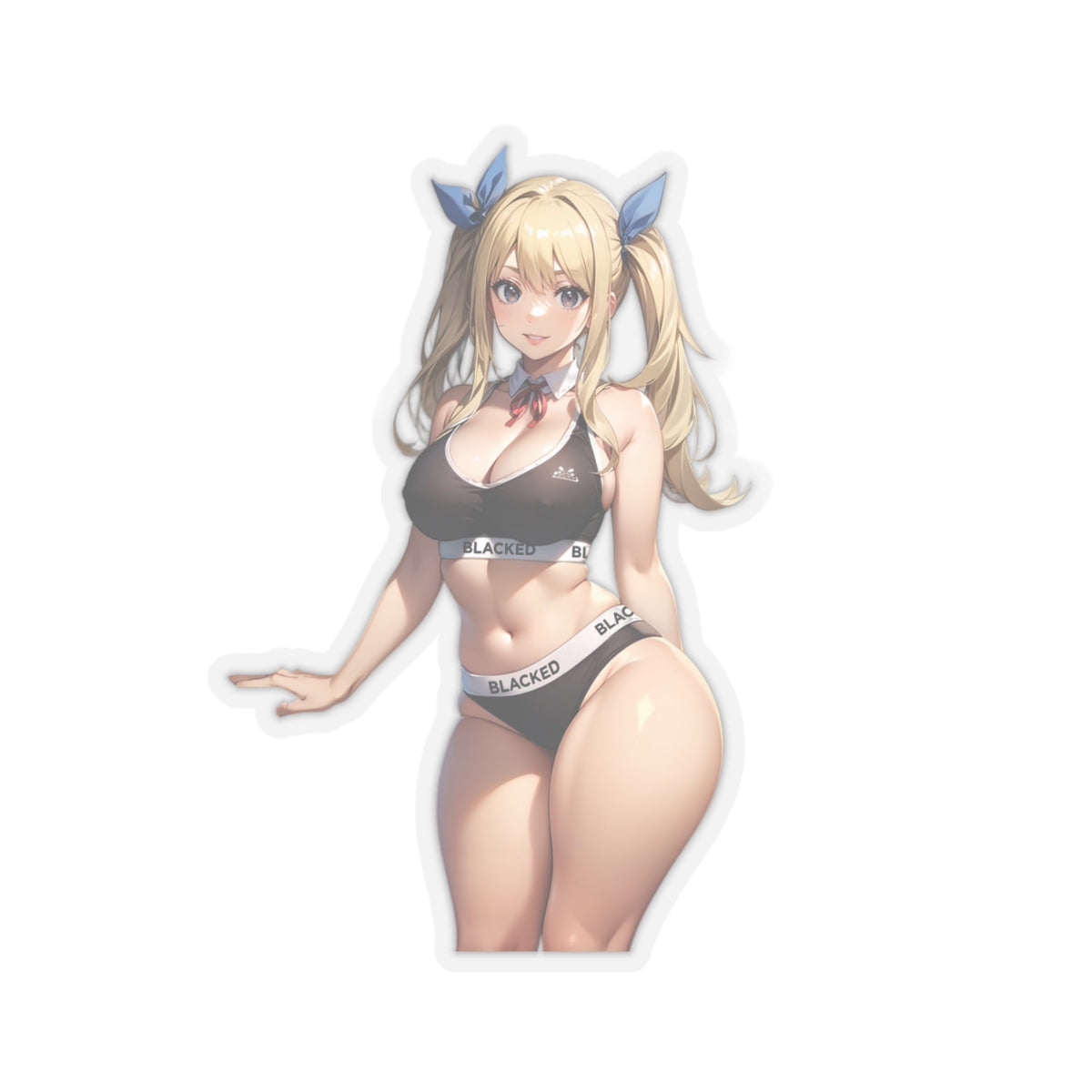 Sexy Anime Sticker | Lucy Heartfilia | Lewd Anime Sticker | Lewd Sticker | Sexy Waifu Sticker | Blacked | Fairy Tale | SAMSARA_AI