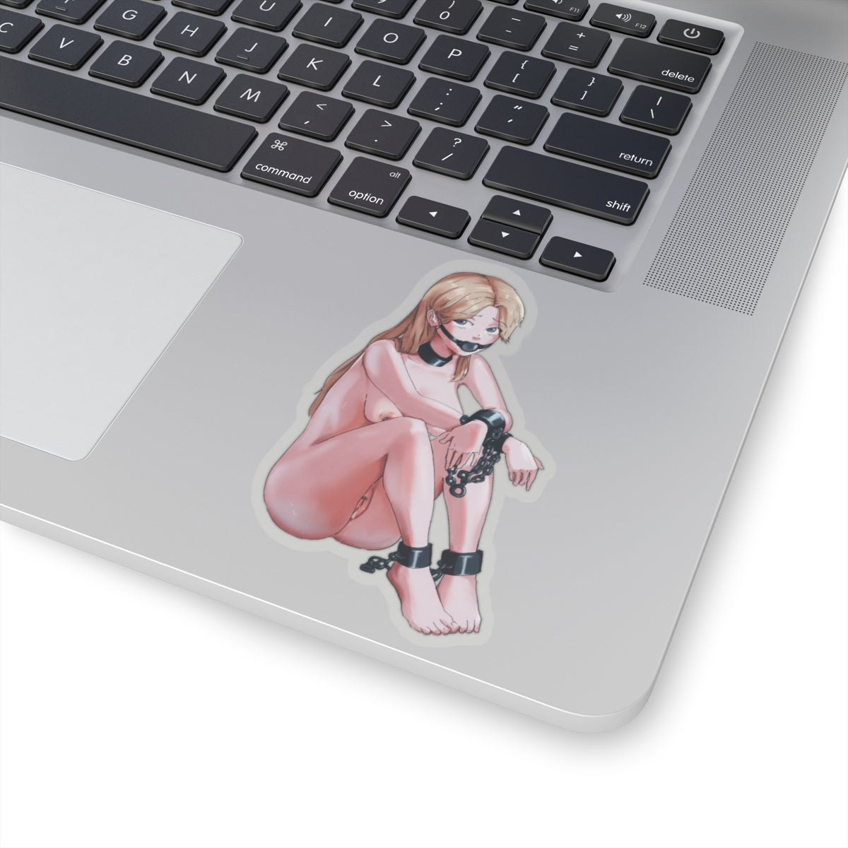 Waifu Sticker | Hentai Girls Sticker | BDSM Chains Gagged