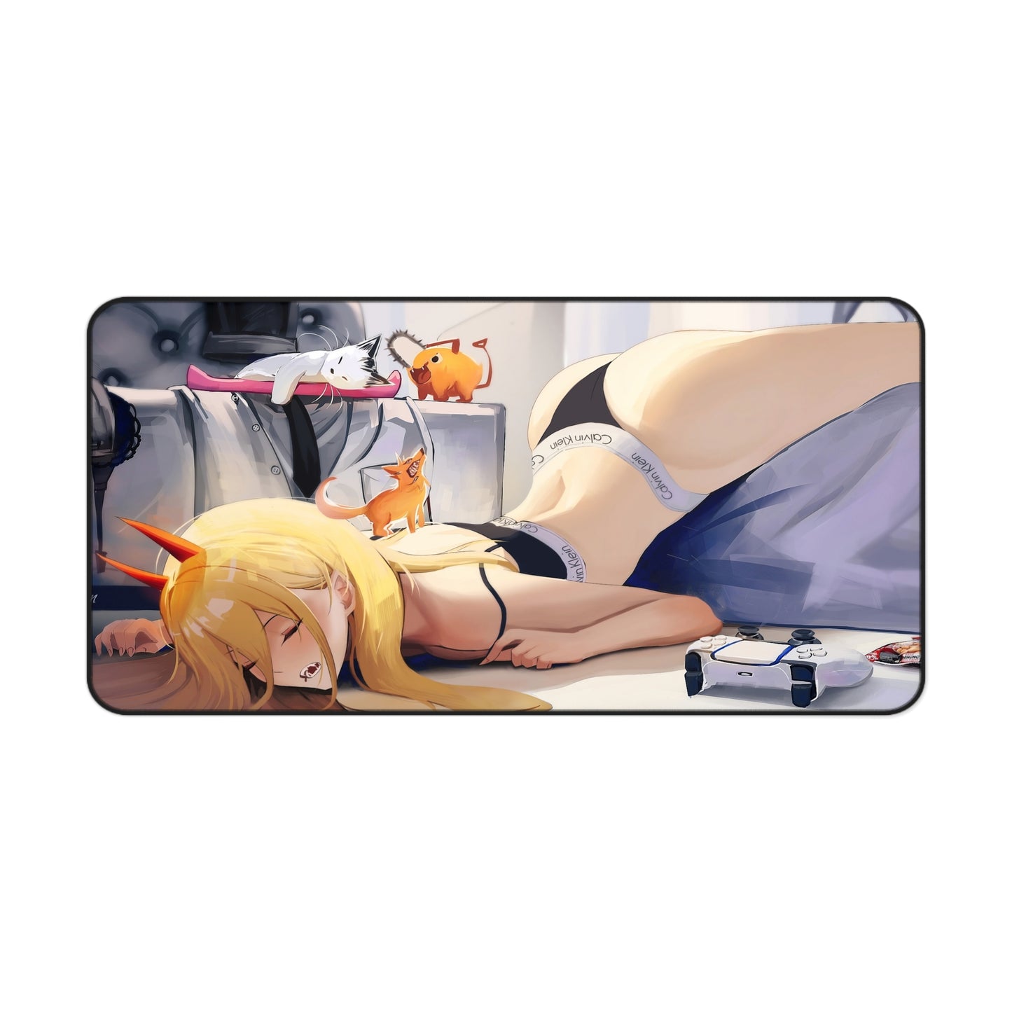 Power Mouse Pad | Chainsaw Man | Power Mousepad | Chainsaw Man Merchandise | Ecchi | Waifu | Ahegao | Sexy Playmat | Erotic