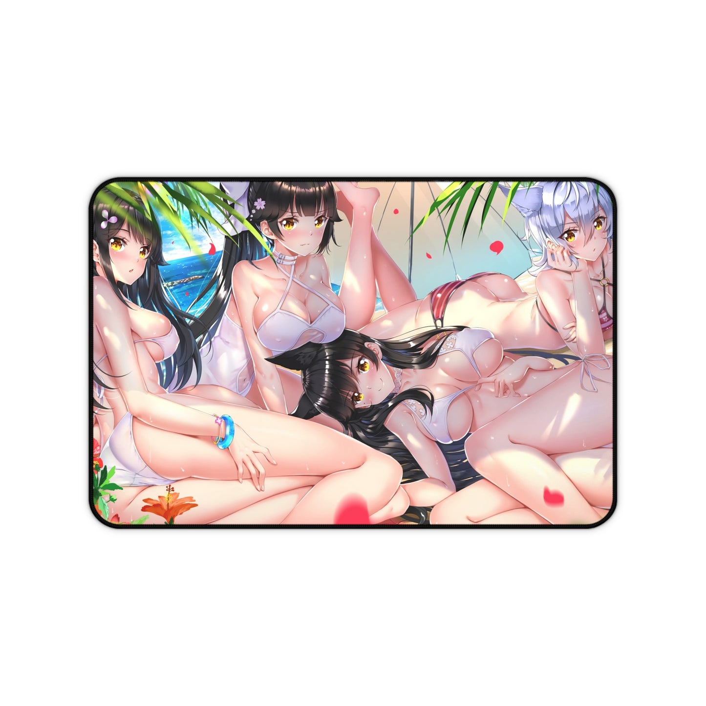 Sexy Anime Mouse Pad | Azur Lane | Hot Girls at the Beach | Ecchi | Waifu | Ahegao | Sexy Playmat | Erotic