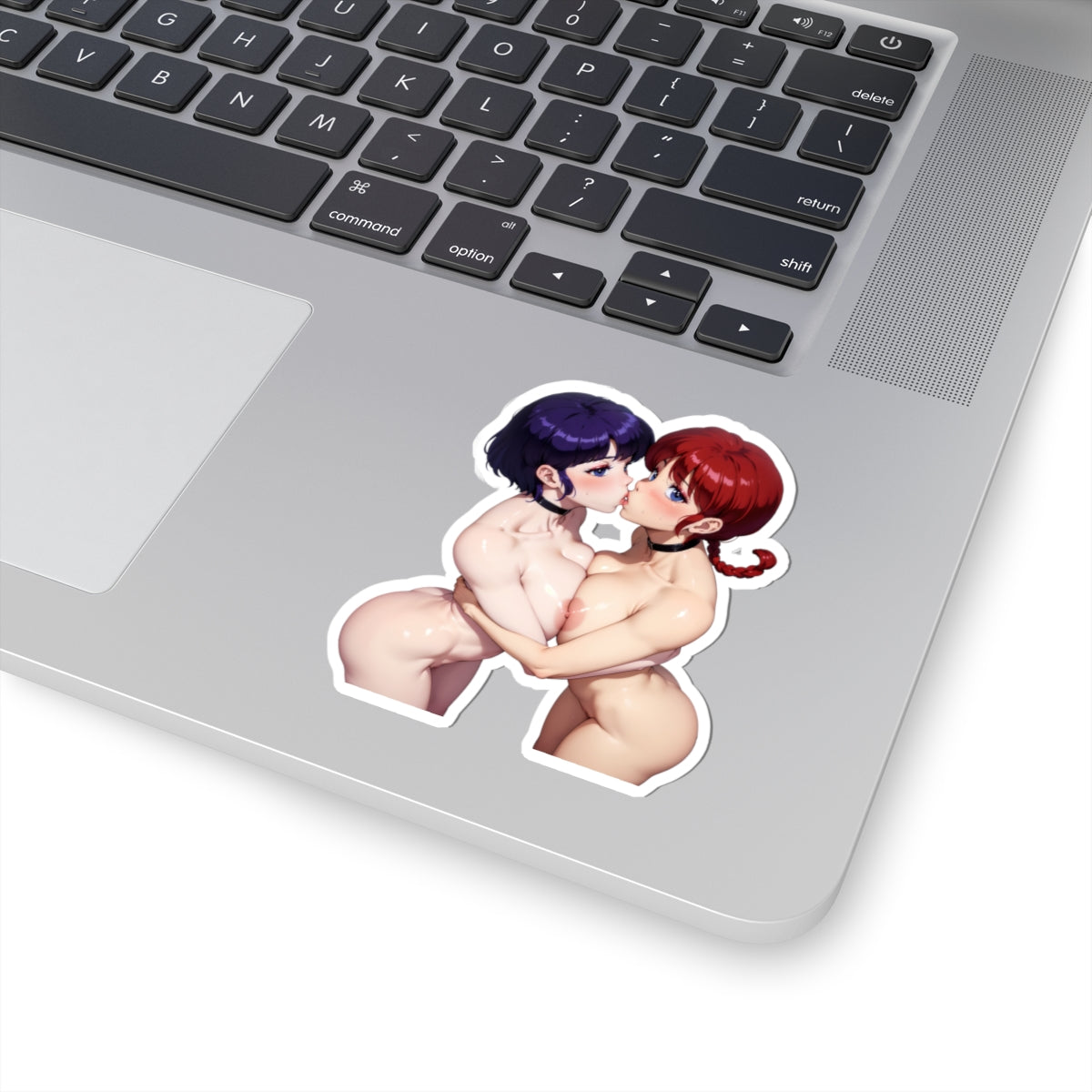 Waifu Sticker | Hentai Girls Sticker | Yuri | Hentai | Kissing