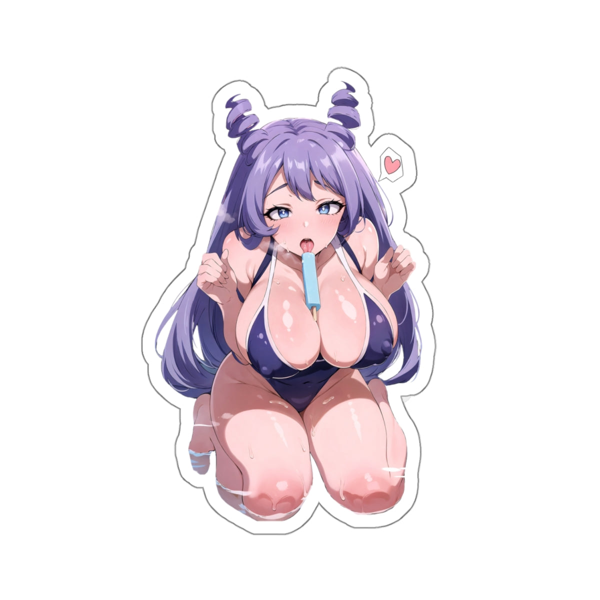 Sexy Anime Sticker | Nejire | Lewd Anime Sticker | Lewd Sticker | Sexy Waifu Sticker | Food | Heart | kospeko